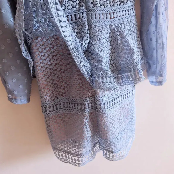 [BUNJANG] Lace Mini Dress / 레이스 미니 원피스