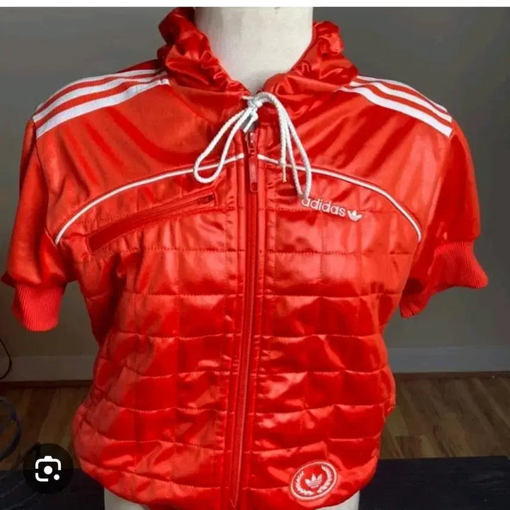 [BUNJANG] Adidas Short Sleeve Hooded Jersey (Women&