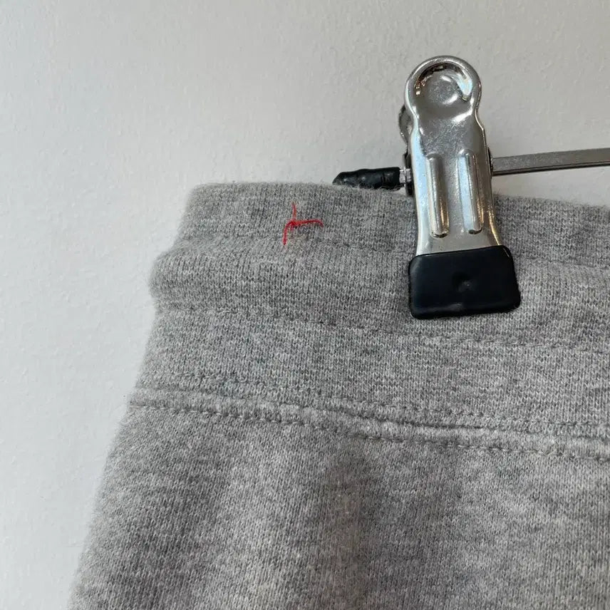 [BUNJANG] Nike Gray Sweatpants / 나이키 형광 스우시로고 그레이 팬츠 M