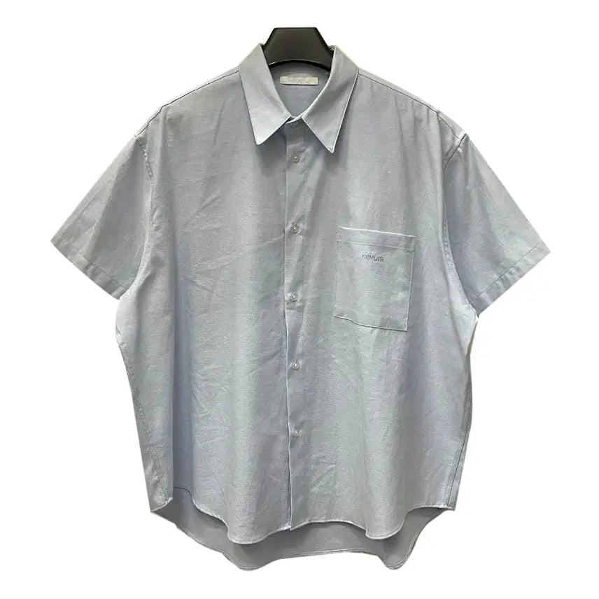 [BUNJANG] KIIMUIR Oxford Oversized Short Sleeve Shirt / KIIMUIR 키뮤어 오버핏 옥스포드 반팔 셔츠 M