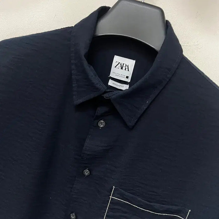 [BUNJANG] ZARA Regular Fit Short Sleeve Shirt / ZARA 자라 레귤러핏 반팔 셔츠 L