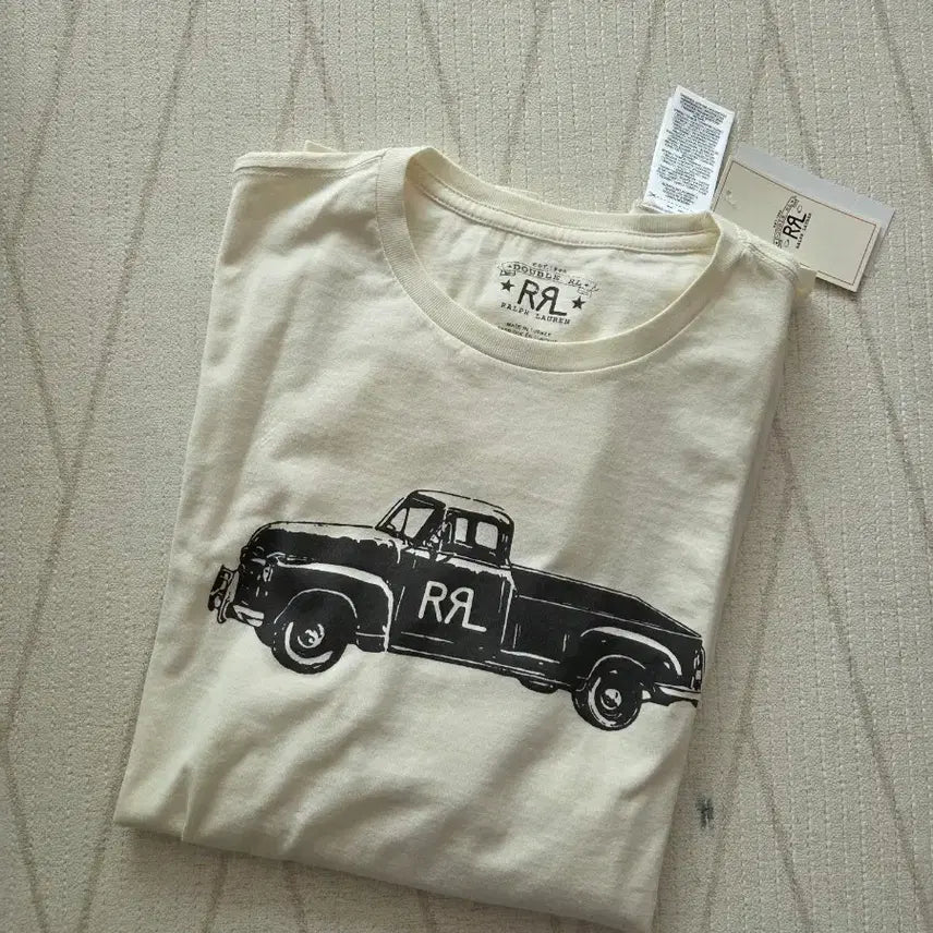 [BUNJANG] RRL Truck Print T-shirt (Large) / rrl 트럭 반팔 티셔츠 라지 사이즈 새상품