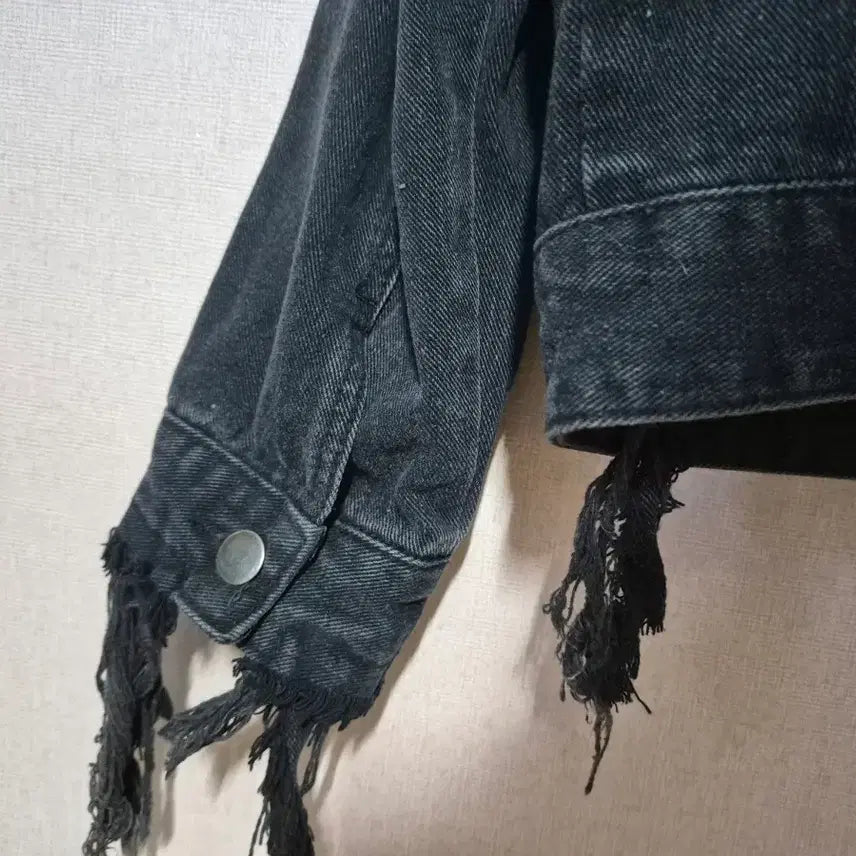 [BUNJANG] 424 Denim Distressed Jacket (XXL) / 424 포 데님 디스 자켓 블랙( XXL)