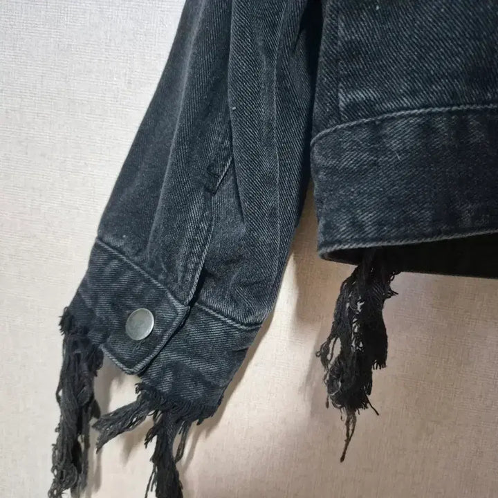 [BUNJANG] 424 Denim Distressed Jacket (XXL) / 424 포 데님 디스 자켓 블랙( XXL)