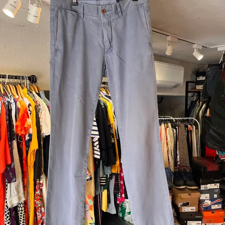 [BUNJANG] Polo Ralph Lauren Slim Fit Light Blue Chino Pants / 폴로 랄프로렌 슬림핏 라이트 블루 치노 팬츠