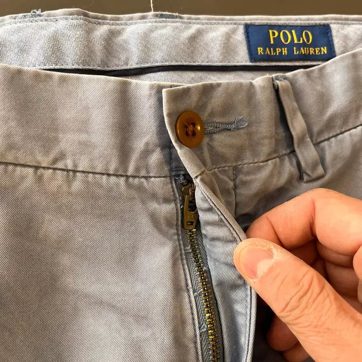 [BUNJANG] Polo Ralph Lauren Slim Fit Light Blue Chino Pants / 폴로 랄프로렌 슬림핏 라이트 블루 치노 팬츠