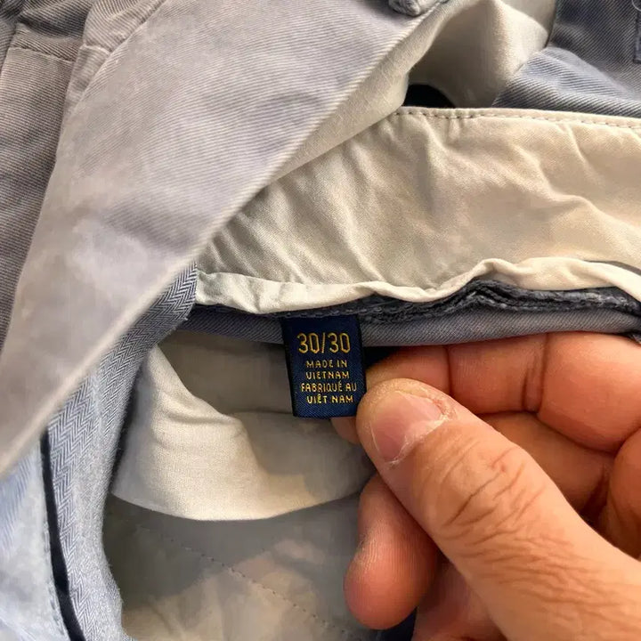 [BUNJANG] Polo Ralph Lauren Slim Fit Light Blue Chino Pants / 폴로 랄프로렌 슬림핏 라이트 블루 치노 팬츠