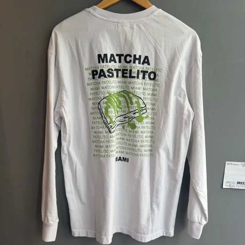 [BUNJANG] CNN Great Big Bites White Long Sleeve T-shirt / CNN GREAT BIG BITES 흰색 긴팔티