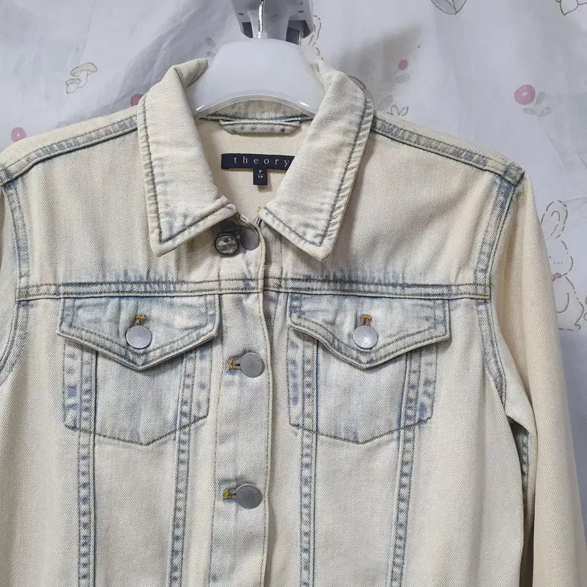 [SOLD OUT] 띠어리    워싱면   데님  숏  자켓