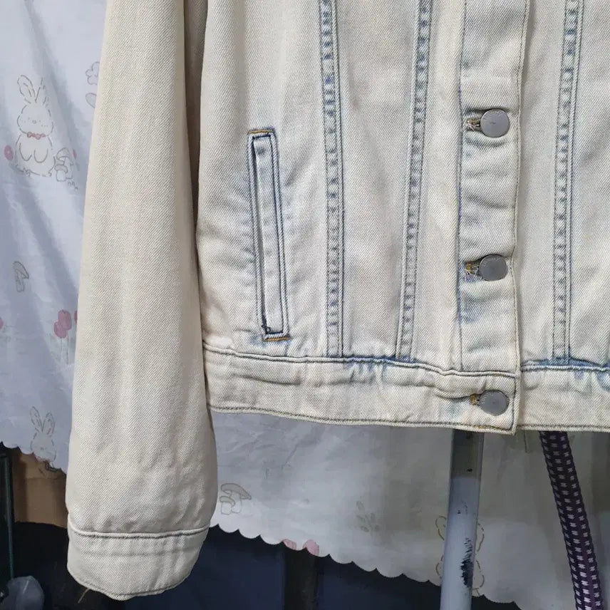 [SOLD OUT] 띠어리    워싱면   데님  숏  자켓