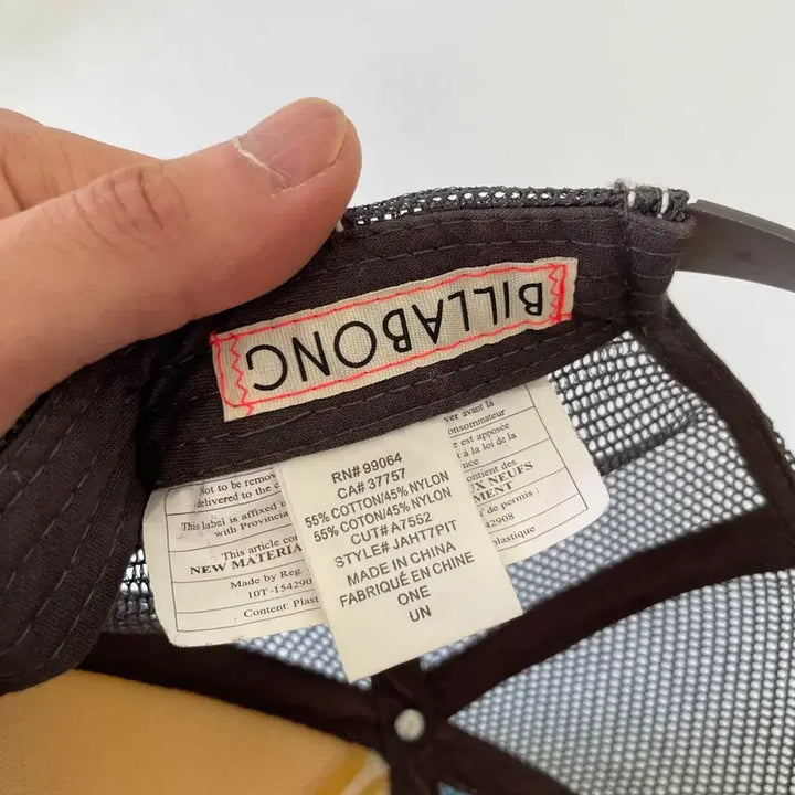 [BUNJANG] Billabong California Two-Tone Brown Cap / 빌라봉 캘리포니아 투톤 브라운 캡
