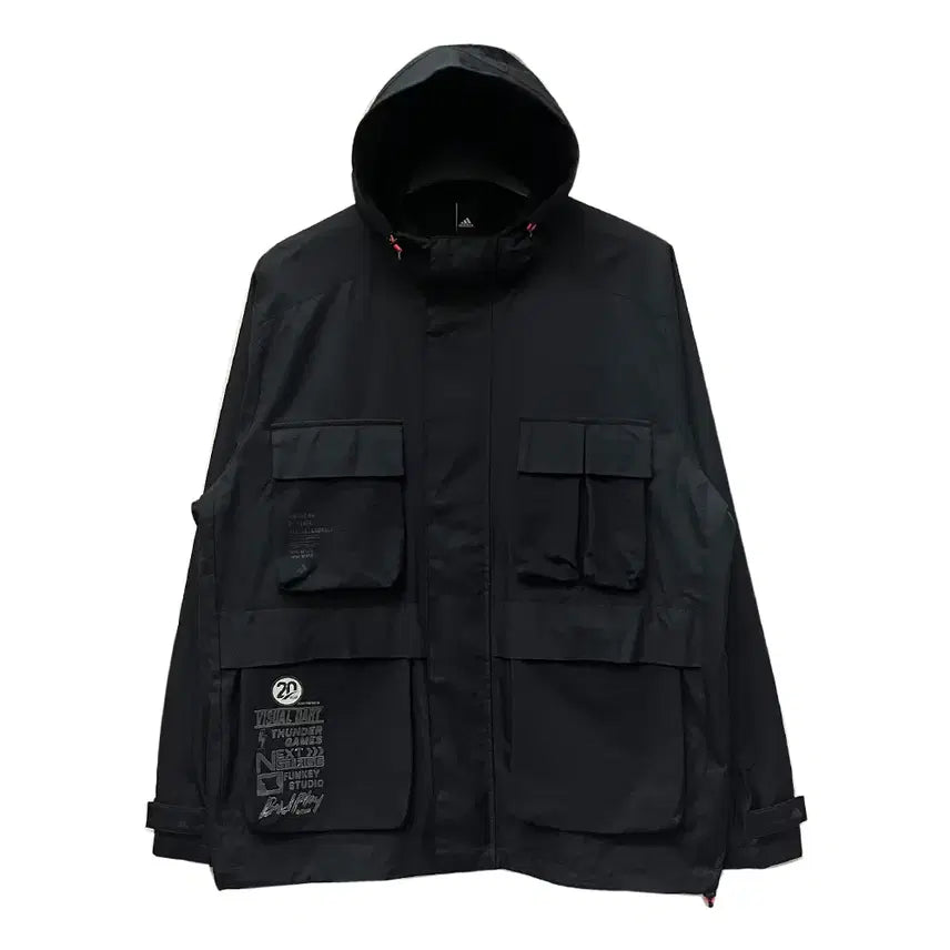 [BUNJANG] Adidas Utility Windbreaker Jacket XL / 아디다스 유틸리티 윈드브레이커 바람막이 자켓 XL