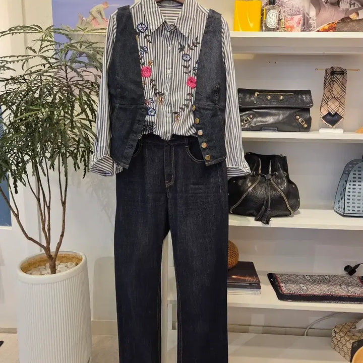 [SOLD OUT] 쥬시쥬디 인디고 진 청바지