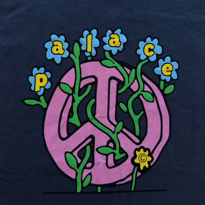 [BUNJANG] Palace Grow Tee Navy L24SS T-shirt / 팔라스 그로위 티셔츠 네이비 L24SS
