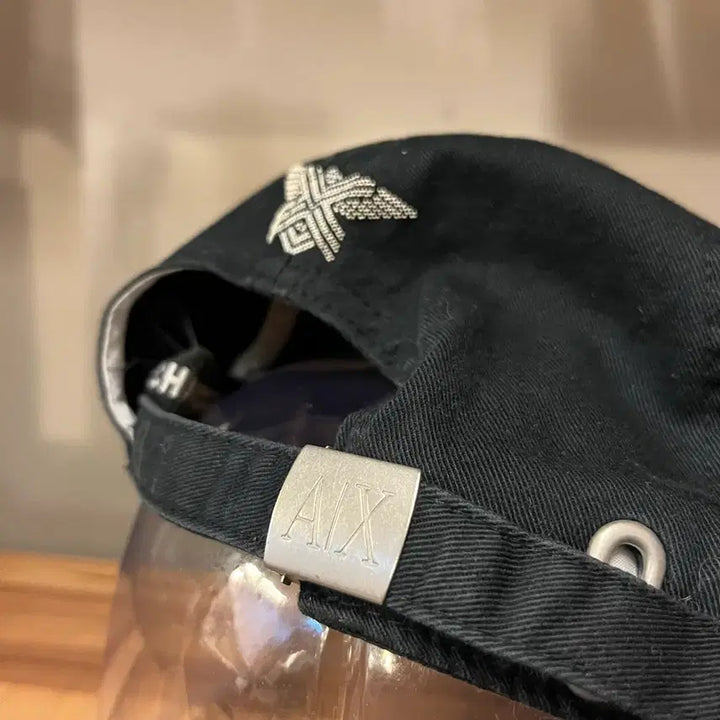 [BUNJANG] Armani Exchange Black Ball Cap / 아르마니 익스체인지 볼캡