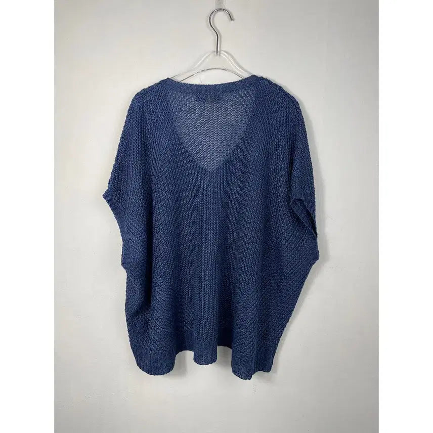 [BUNJANG] Polo Ralph Lauren Linen V-neck Knit Vest / [M] 폴로 랄프로렌 린넨 브이넥 니트 베스트 오버핏