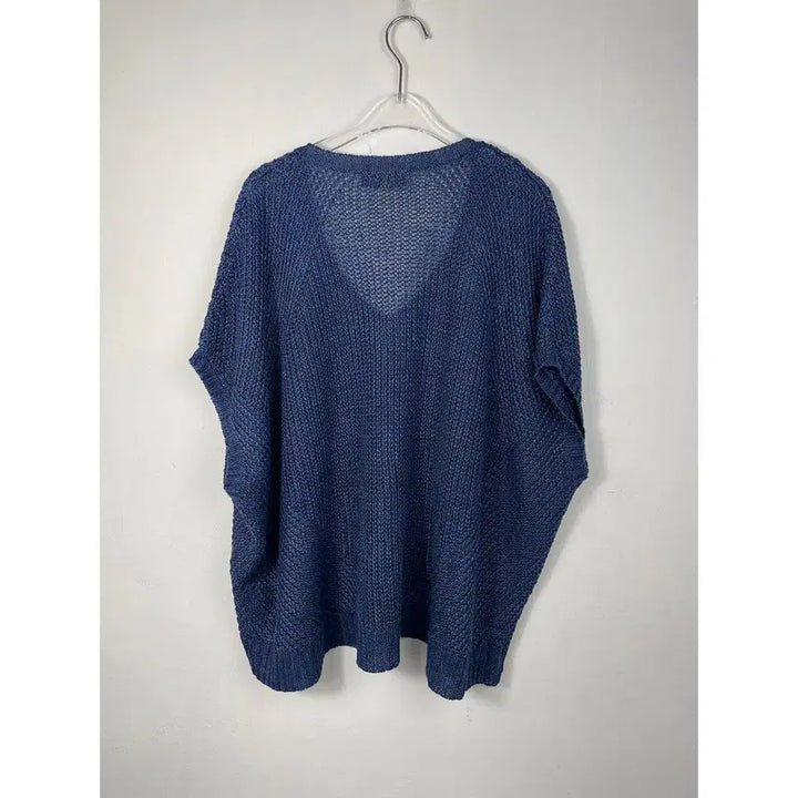 [BUNJANG] Polo Ralph Lauren Linen V-neck Knit Vest / [M] 폴로 랄프로렌 린넨 브이넥 니트 베스트 오버핏