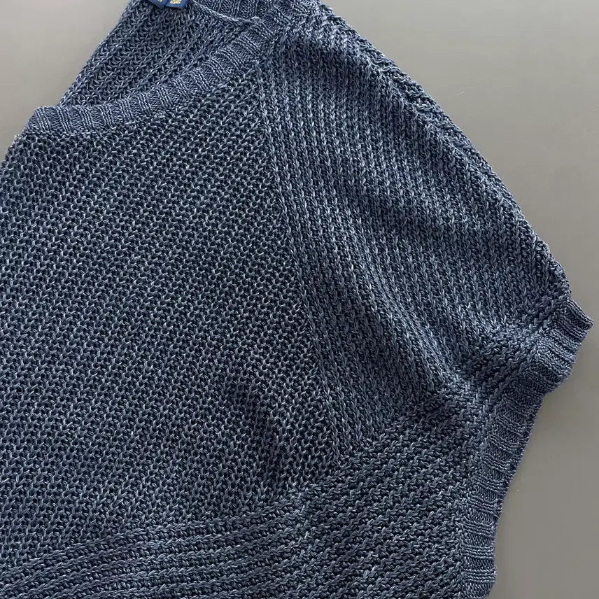 [BUNJANG] Polo Ralph Lauren Linen V-neck Knit Vest / [M] 폴로 랄프로렌 린넨 브이넥 니트 베스트 오버핏