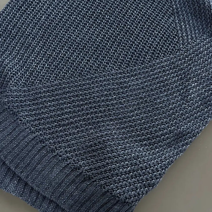 [BUNJANG] Polo Ralph Lauren Linen V-neck Knit Vest / [M] 폴로 랄프로렌 린넨 브이넥 니트 베스트 오버핏