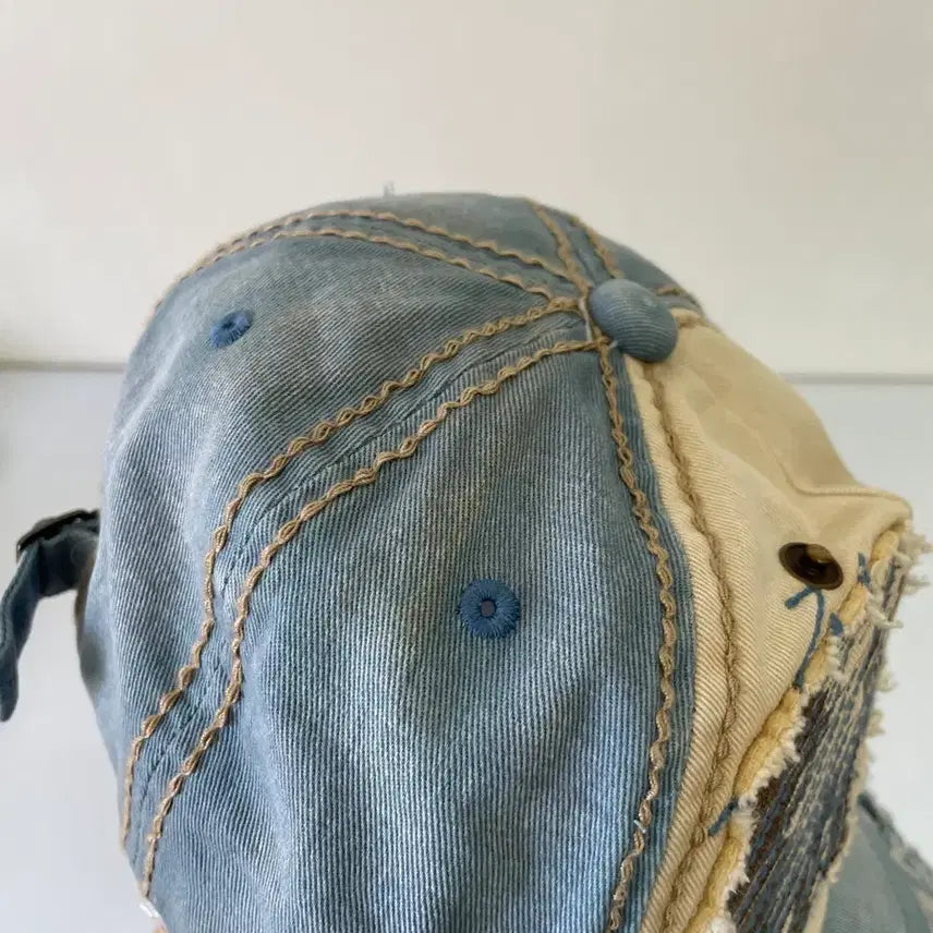 [BUNJANG] Vintage Y2K Distressed Studded Ball Cap / 빈티지 y2k 디스트로이드 스터드 볼캡