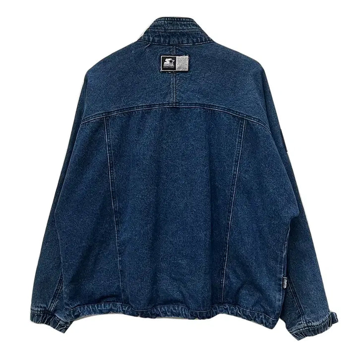 [BUNJANG] Starter Black Label Multi-Pocket Heavy Oversized Denim Jacket (M) / 스타터 블랙라벨 멀티포켓 헤비 오버사이즈 데님 자켓 M