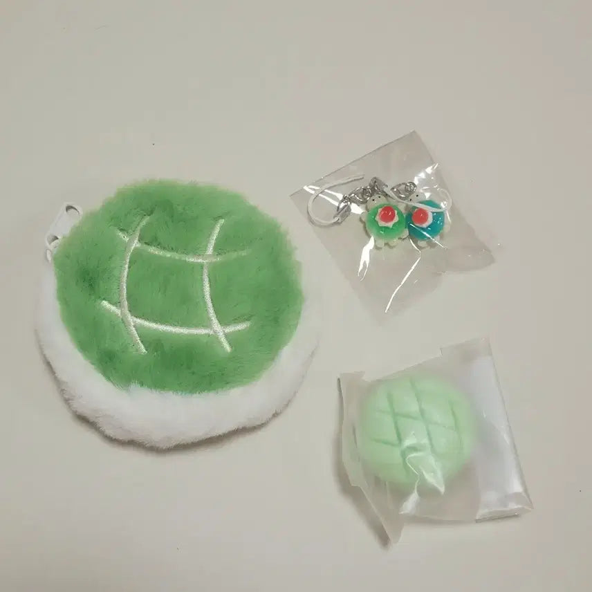 [BUNJANG] Camerone Melon Bread Coin Purse, Grip, and Smart Talk / (새상품) 메론빵 카메론 털 동전 지갑 멜론 소다 키링 그립 스마트톡