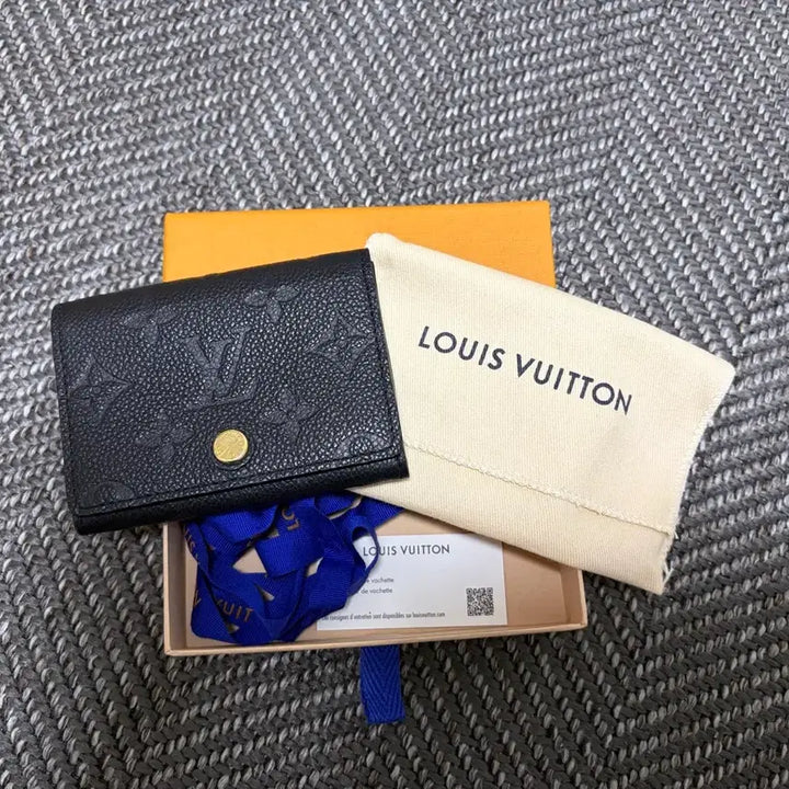 [BUNJANG] Louis Vuitton Card/Business Holder / 루이비통 카드지갑 앙프렝뜨 블랙 풀박스 정품