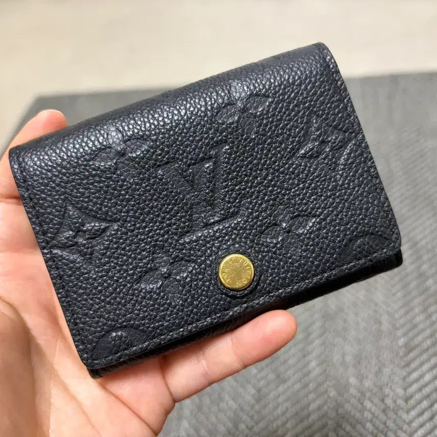 [BUNJANG] Louis Vuitton Card/Business Holder / 루이비통 카드지갑 앙프렝뜨 블랙 풀박스 정품