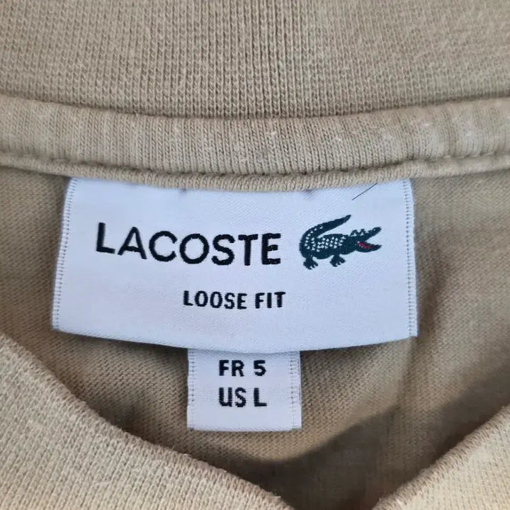 [BUNJANG] Lacoste Round Short Sleeve T-shirt / (L)라코스테 라운드 빈팔티