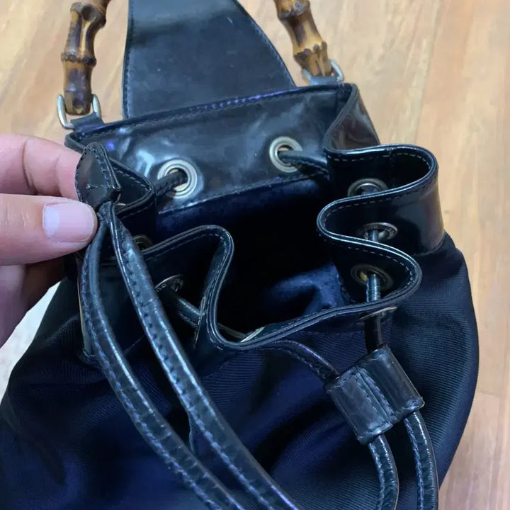 [BUNJANG] GUCCI Bamboo Sling Backpack / GUCCI 구찌 뱀부 슬링백팩