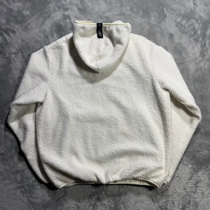 [BUNJANG] Nike Ivory Sherpa Hoodie / 나이키 뽀글이 후드티 아이보리