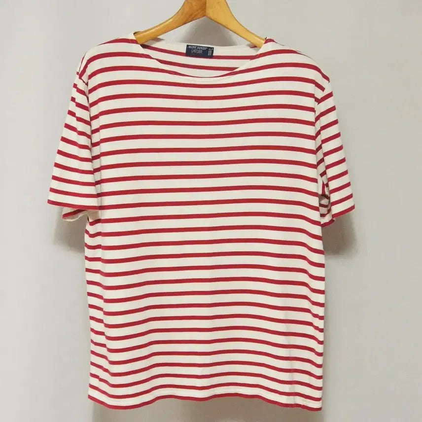 [BUNJANG] Saint James Striped Round T-shirt (Women&