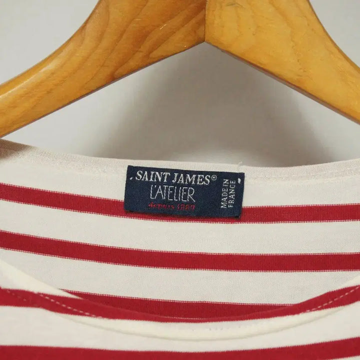 [BUNJANG] Saint James Striped Round T-shirt (Women&