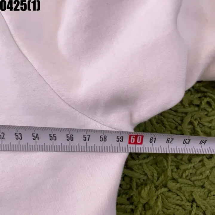 [BUNJANG] Adidas White Three Stripes Sweatshirt / 아디다스 삼선 흰색 맨투맨 티셔츠