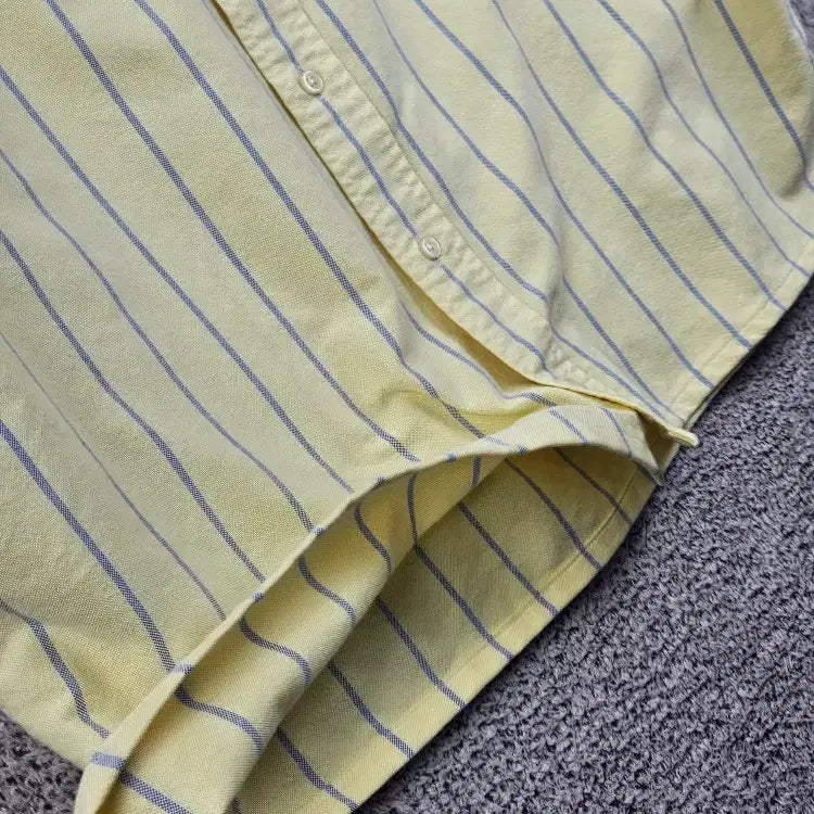 [BUNJANG] Polo Ralph Lauren Striped Short Sleeve Shirt / 폴로랄프로렌 반팔 셔츠 커스텀 ( L ) / 11985