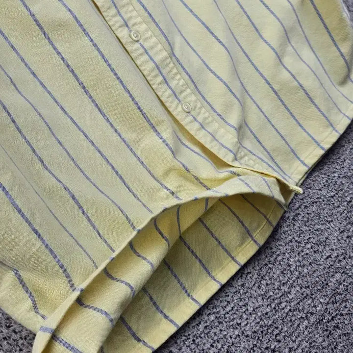 [BUNJANG] Polo Ralph Lauren Striped Short Sleeve Shirt / 폴로랄프로렌 반팔 셔츠 커스텀 ( L ) / 11985