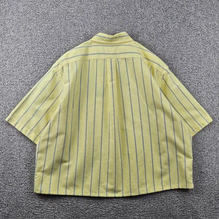 [BUNJANG] Polo Ralph Lauren Striped Short Sleeve Shirt / 폴로랄프로렌 반팔 셔츠 커스텀 ( L ) / 11985