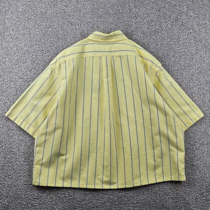 [BUNJANG] Polo Ralph Lauren Striped Short Sleeve Shirt / 폴로랄프로렌 반팔 셔츠 커스텀 ( L ) / 11985