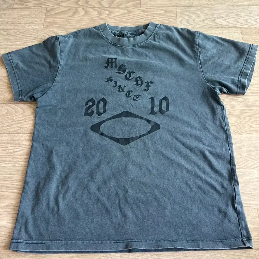 [BUNJANG] Mischief Rhombus Washed Short Sleeve T-shirt / 미스치프 롬버스 워시드 반팔 m