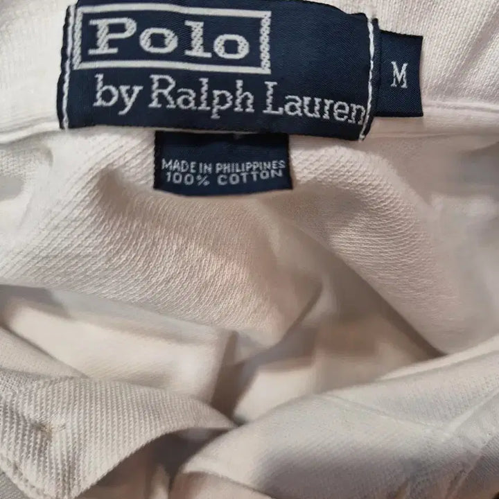 [BUNJANG] Polo Ralph Lauren White Polo Shirt / 폴로 랄프로렌 반팔 카라티 화이트 M