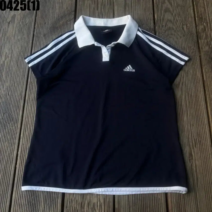 [BUNJANG] Adidas Three Stripes Vintage Short Sleeve T-shirt / 아디다스 삼선 반팔