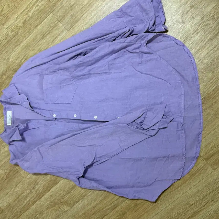 [BUNJANG] Light Purple Linen Shirt / 연보라색 린넨 남방
