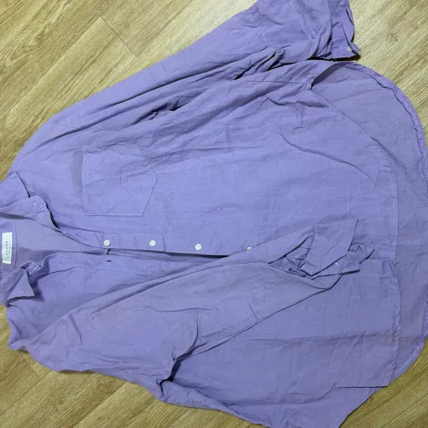 [BUNJANG] Light Purple Linen Shirt / 연보라색 린넨 남방