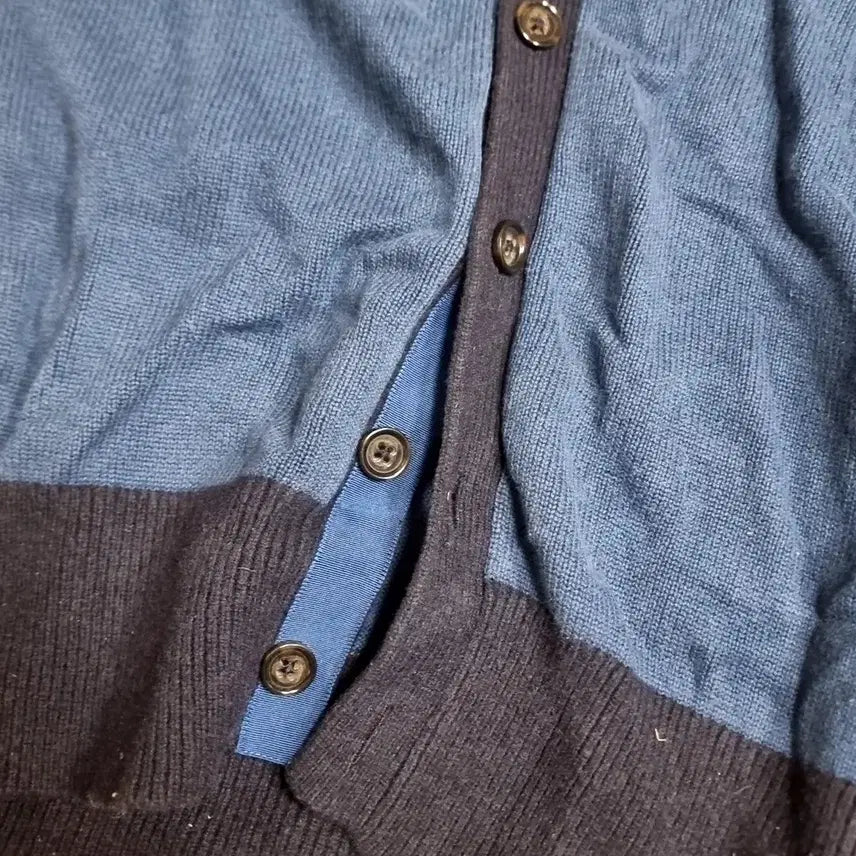 [BUNJANG] Banana Republic Number 78 Cardigan / 바나나리퍼블릭 블루 숫자78 가디건(100)