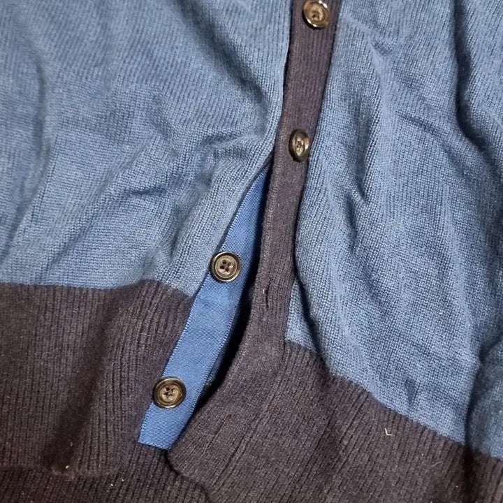 [BUNJANG] Banana Republic Number 78 Cardigan / 바나나리퍼블릭 블루 숫자78 가디건(100)