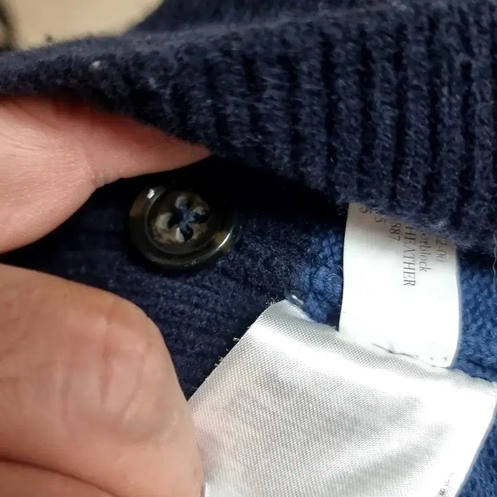 [BUNJANG] Banana Republic Number 78 Cardigan / 바나나리퍼블릭 블루 숫자78 가디건(100)