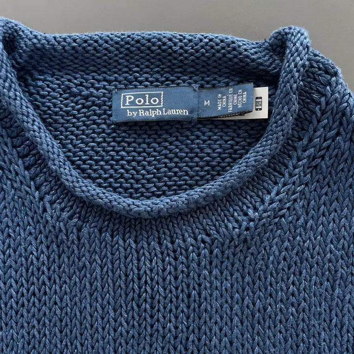 [BUNJANG] Polo Ralph Lauren Linen Cotton Blend Knit Vest / [M] 폴로 랄프로렌 린넨 코튼 블랜드 니트 베스트 조끼 QR 인증