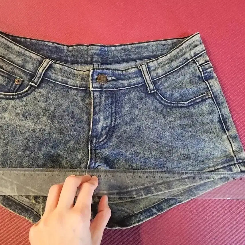 [BUNJANG] Washing Denim Shorts / 워싱 데님 숏팬츠 반바지S
