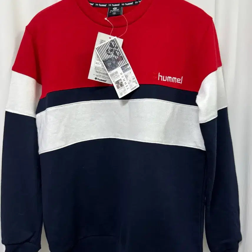 [BUNJANG] Hummel Color Block Sweatshirt / [새상품] HUMMEL 험멜 컬러블록 맨투맨