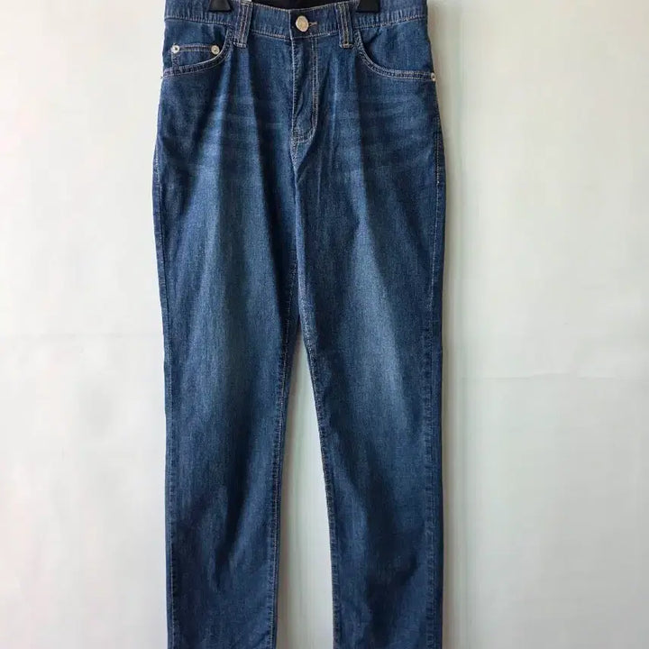 [SOLD OUT] 28/데님 속밴딩 일자팬츠